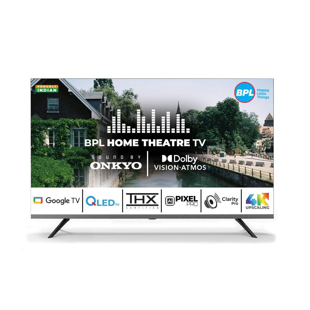 BPL 139 cm (55 inches) QLED 4K Ultra HD HOMETHEATRE GTV 55QG530 with Sound by Onkyo, Dolby Vision/Atmos