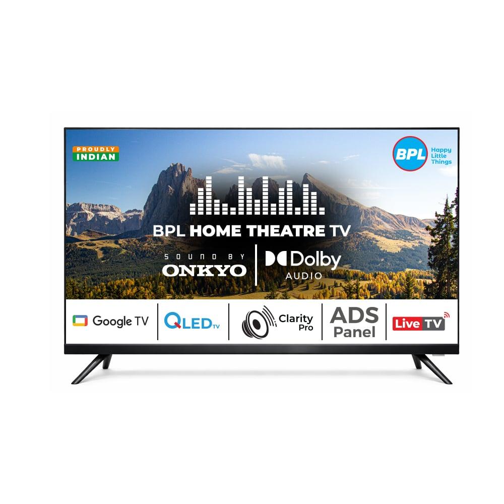 BPL 81 cm (32 inch) Home Theatre QLED HD Ready Google TV, Black, 32QG520