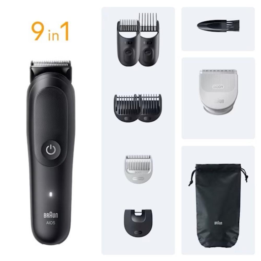 Braun All-in-One Trimmer AIO5540, Matte Black