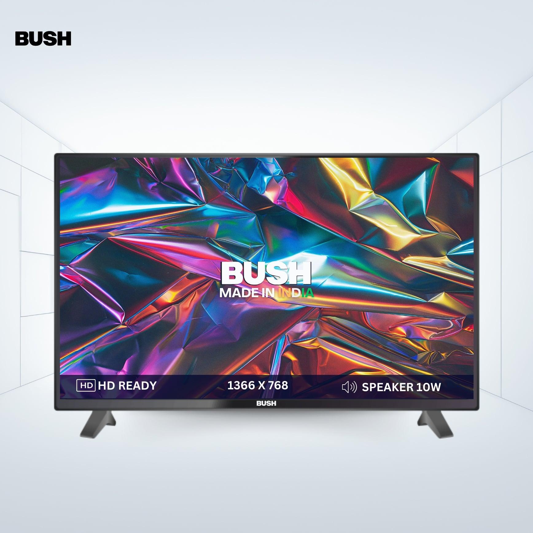 Bush 60 cm (24 inch) HD Normal LED TV, Black, JMK24