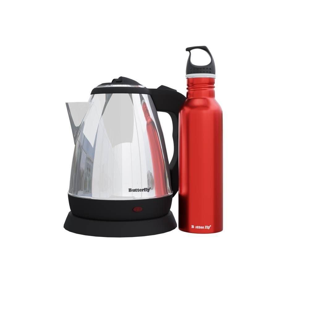 Butterfly 1.5 Litre Rapid Kettle and Eco 750 ml Water Bottle Combo Pack deal from reliancedigital Butterfly 1.5 Litre Rapid Kettle and Eco 750 ml Water Bottle Combo Pack deal from reliancedigital