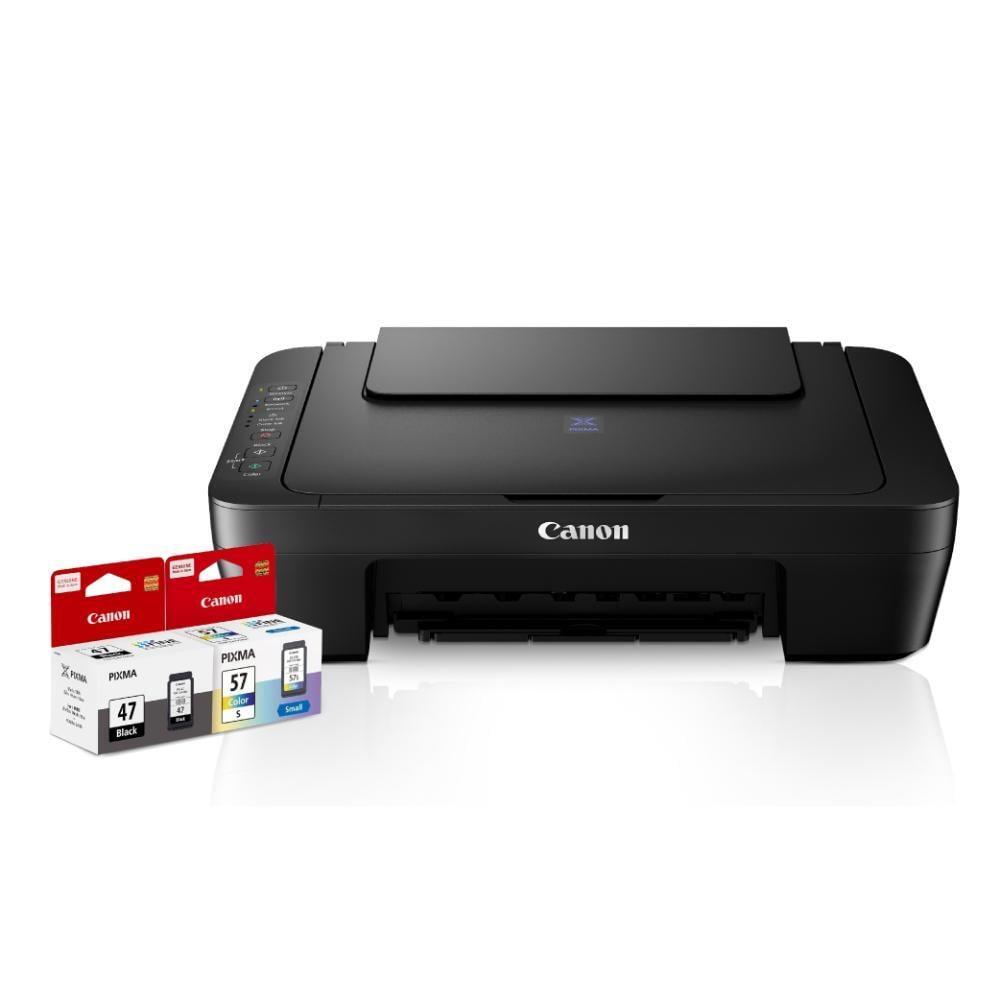 Canon Pixma E470 All-in-one Colour WIFI Inkjet Printer (Auto power on), speed up to 8 PPM (Black) & 4 PPM (Colour)