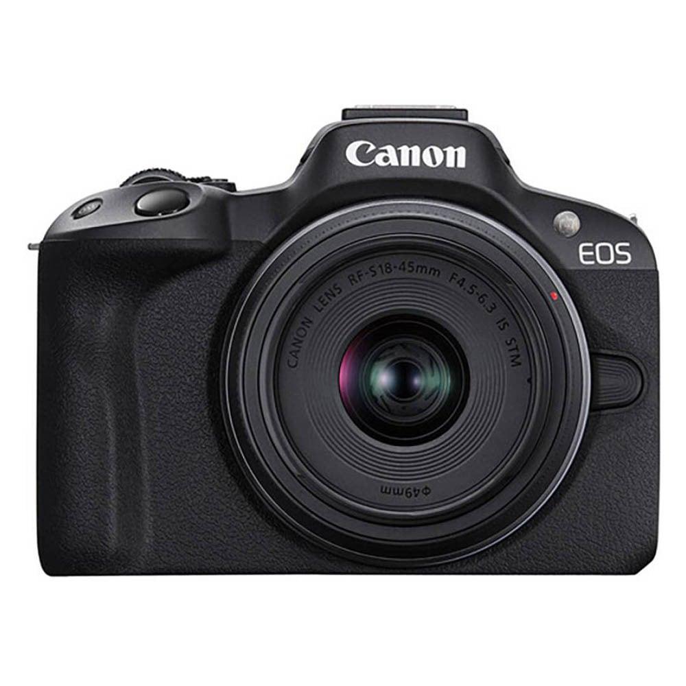 Canon EOS R50 Mirrorless Camera with Focal length 29-72 mm And 88-336 mm Lens Kit (RF-S18-45mm f/4.5-6.3 IS STM & RF-S55-210mm f/5-7.1 IS STM), Black