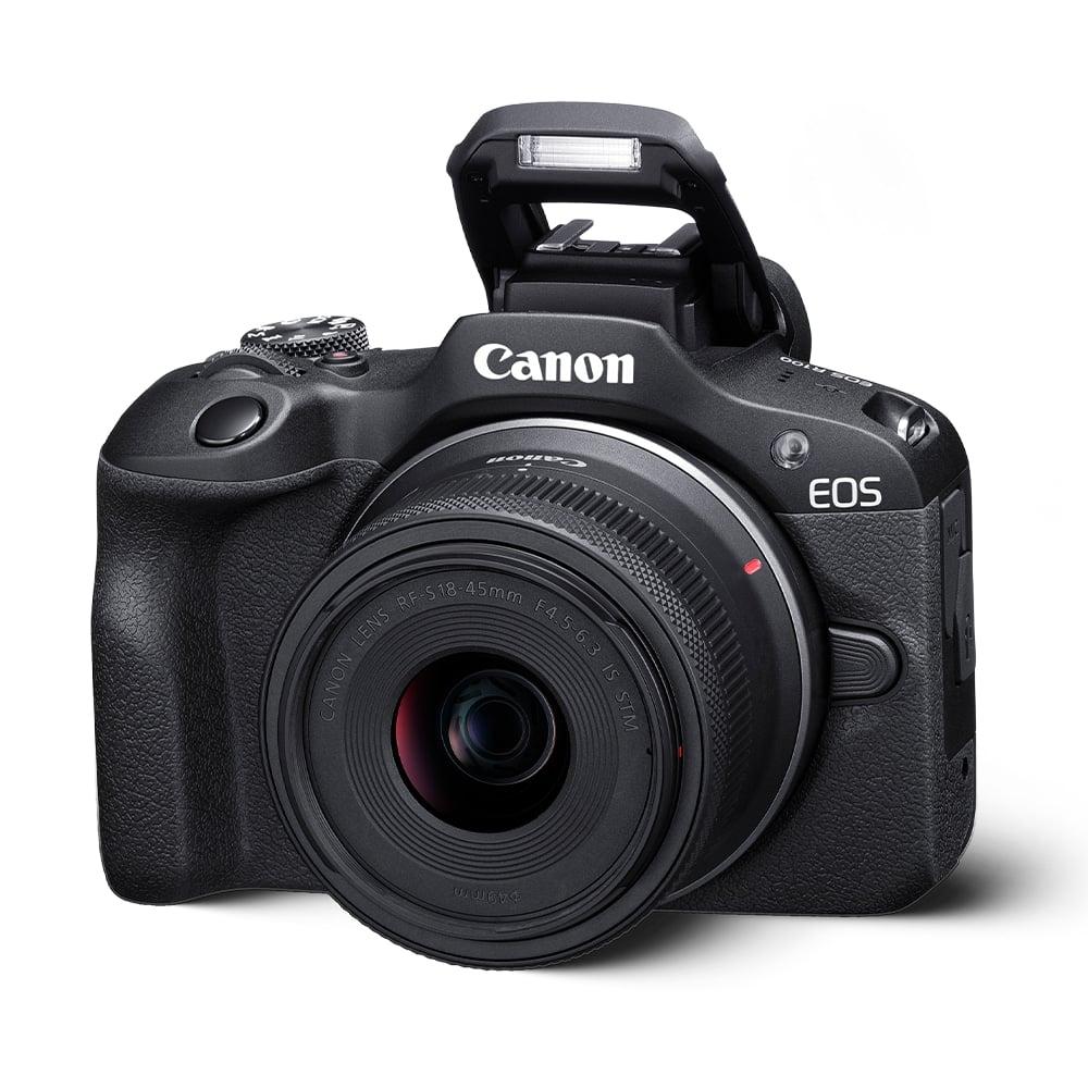 Canon Mirrorless R100 Canon Mirrorless R100 with RF-S18-45 STM Approx. 24.1 megapixels, Black