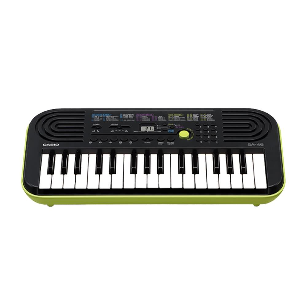 Casio SA-46 32 Keys Music Mini Keyboards, Green Base-2