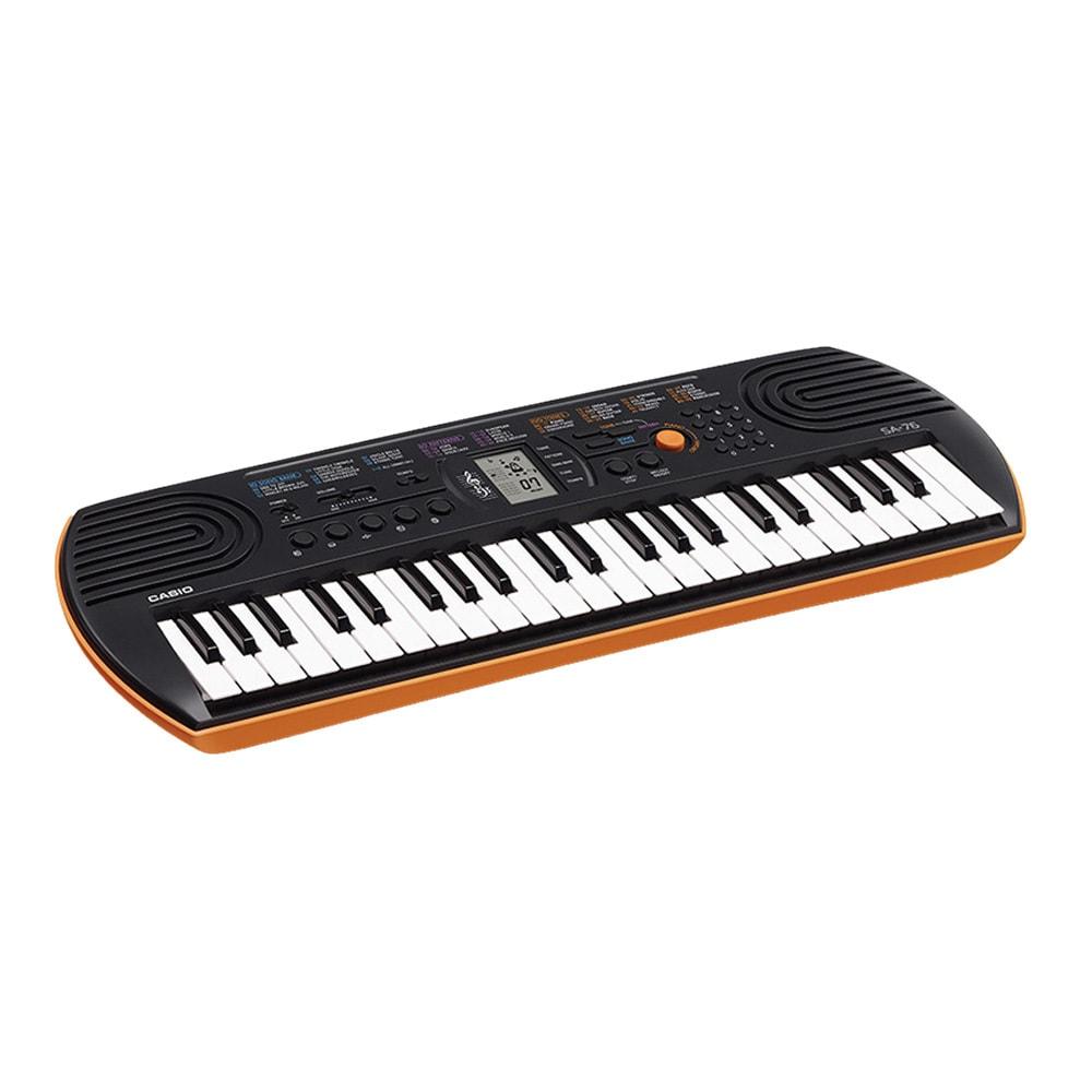 Casio SA-76 44 Keys Music Mini Keyboards, Orange Base-2