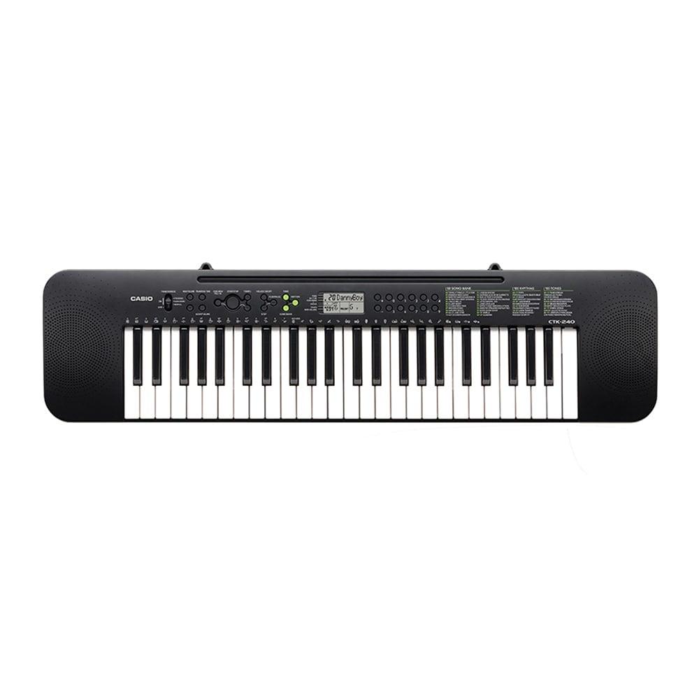 Casio CTK-240 49 Keys Music Standard Keyboards, Black