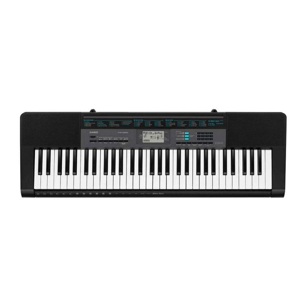 Casio CTK-2550 61 Keys Music Standard Keyboards, Black