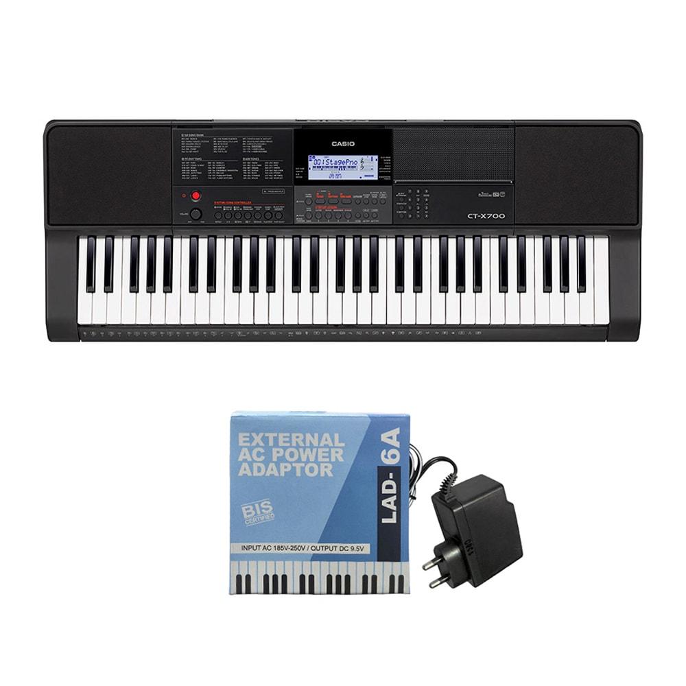 Buy Casio CT-X700 61 Keys Music Standard Keyboards, Black at Best