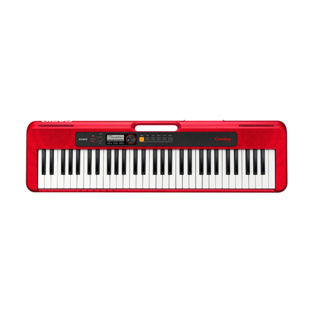 Casio CT-S200 Casiotone 61-Key Portable Slim & Smart Keyboard (Red)