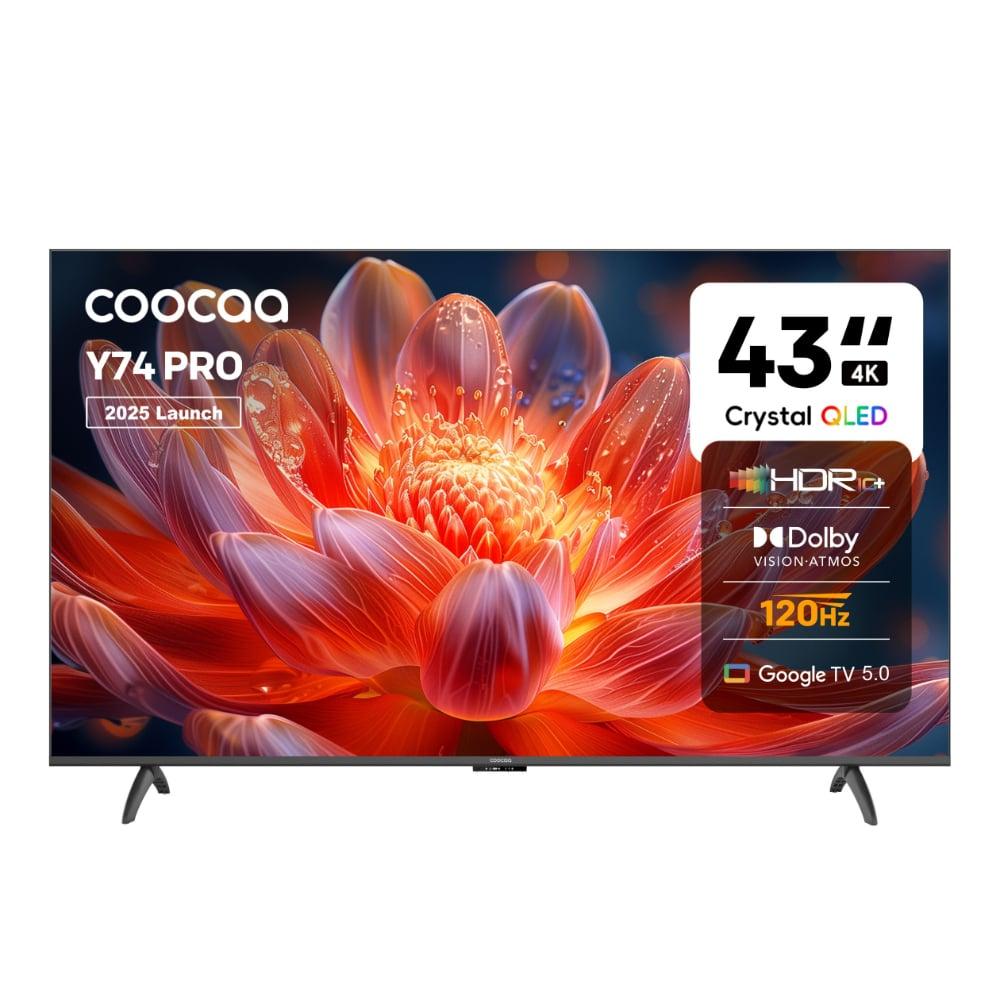Coocaa Y74 Pro 108 cm (43 inch) QLED Ultra HD (4K) Smart Google TV (43Y74 Pro)