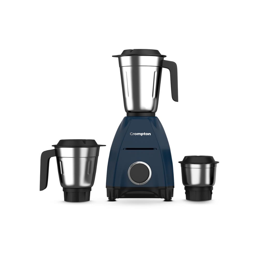 Crompton 3 Jar Mixer Grinder 750 W, Blue and Black, DX750