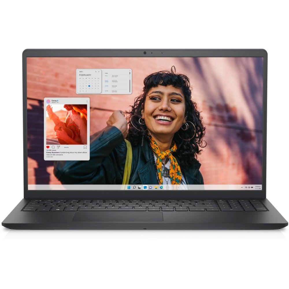 Dell Inspiron 15 3530 Notebook Laptop (Intel i3-1305U/8 GB/512 GB SSD/Integrated/Windows 11/MS Office/Full HD), 39.62 cm - 15.6 inch, Carbon Black