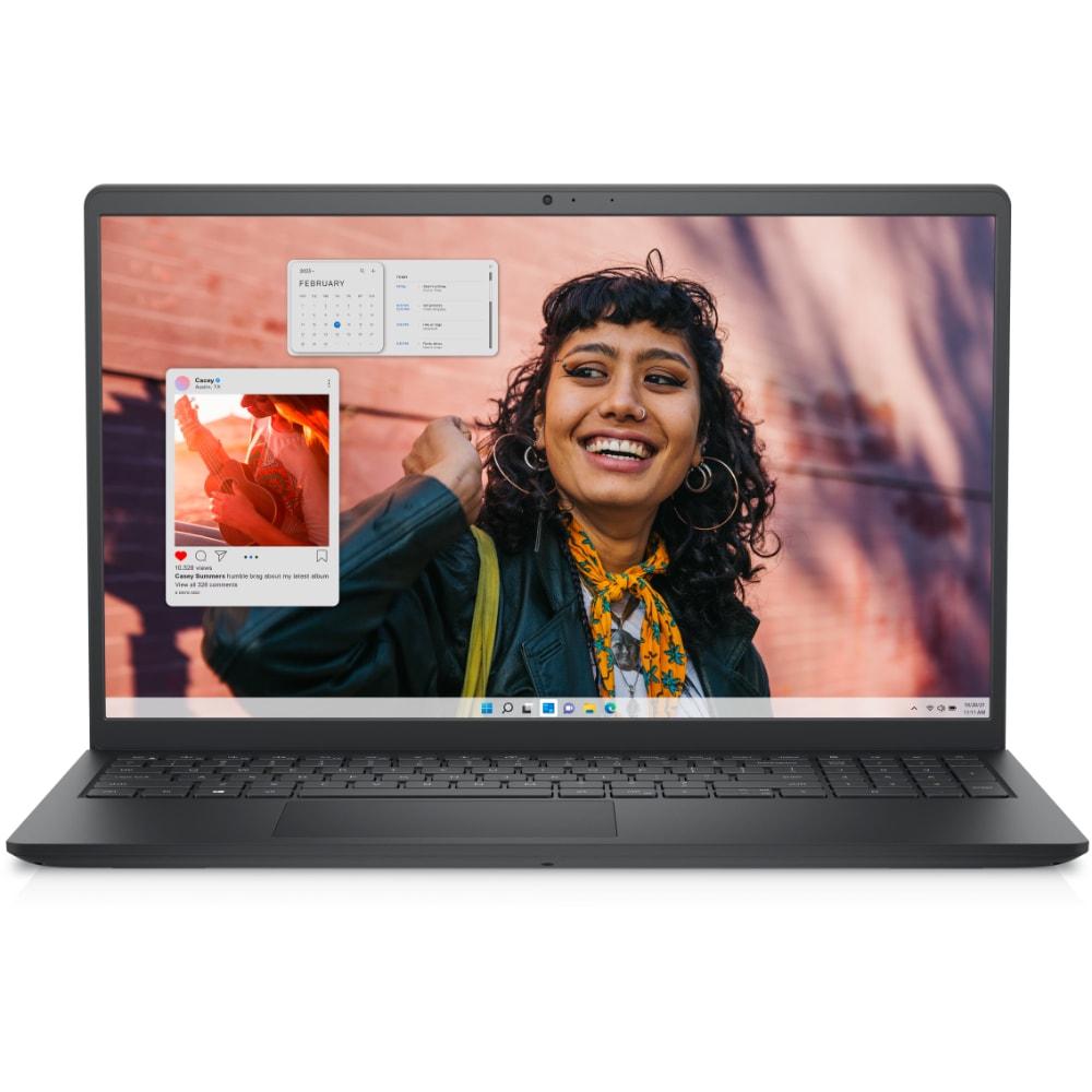 Dell Inspiron 15 3530 Notebook Laptop (Intel i3-1305U/8 GB/512 GB SSD/Integrated/Windows 11/MS Office/Full HD), 39.62 cm - 15.6 inch, Carbon Black