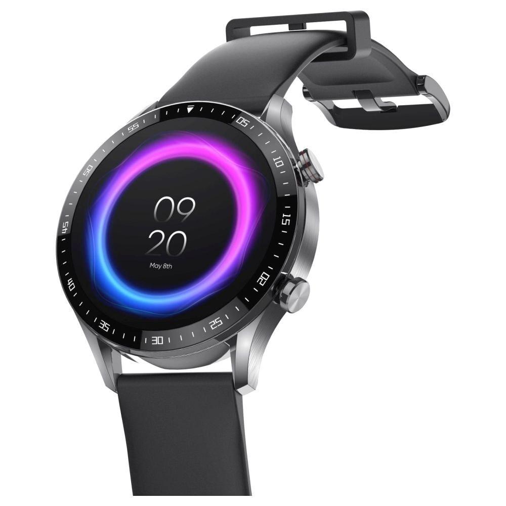Dizo R Talk Smartwatch, 3.3 cm (1.3 inch) Round AMOLED Display, Bluetooth Calling ,7 Day Battery, 150+ Watch faces, One Year Warranty (Classic Black)