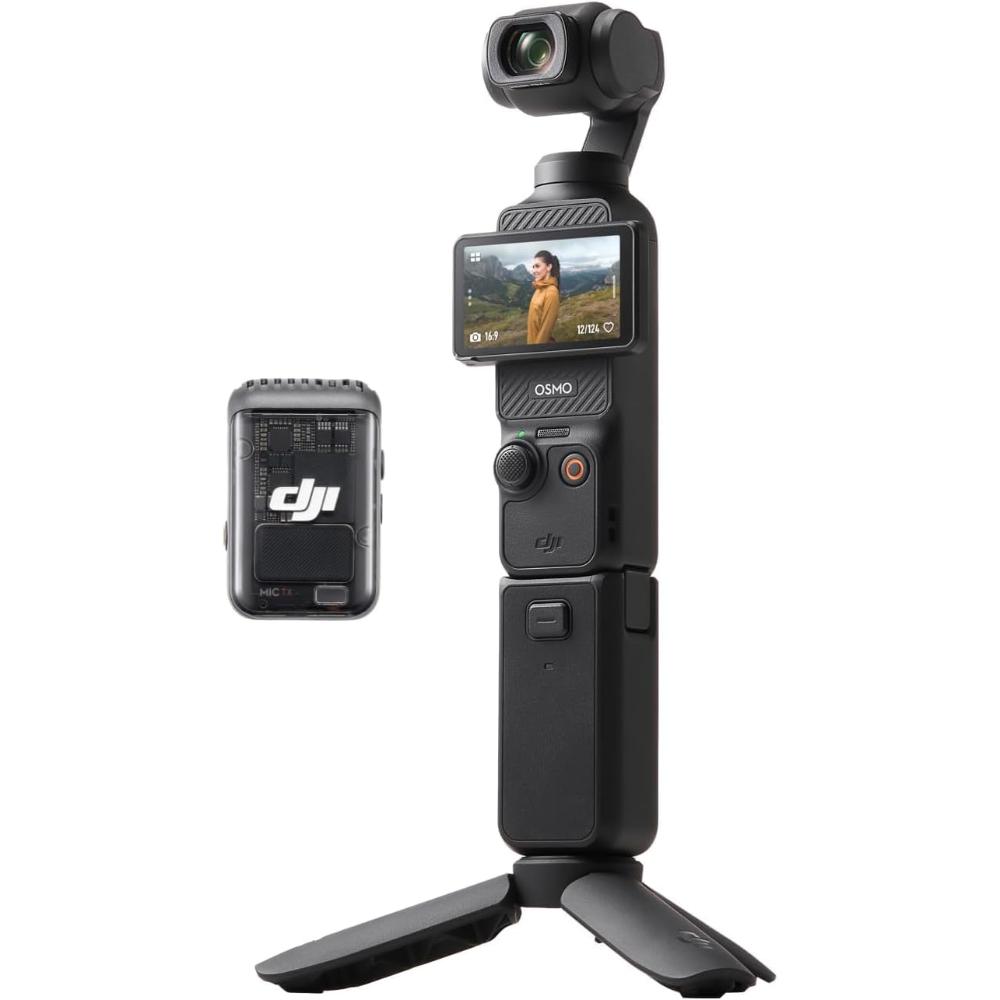 DJI Osmo Pocket 3 Creater Combo Action Camera, Black