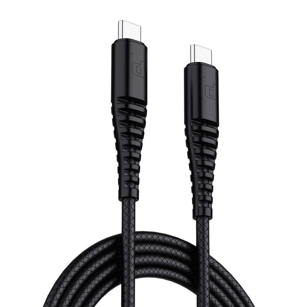 Dubstep Blaze Ultra 65 watts 100 cm (1 m) Type-C to Type-C Cable Fast Charge Data Cable, Black