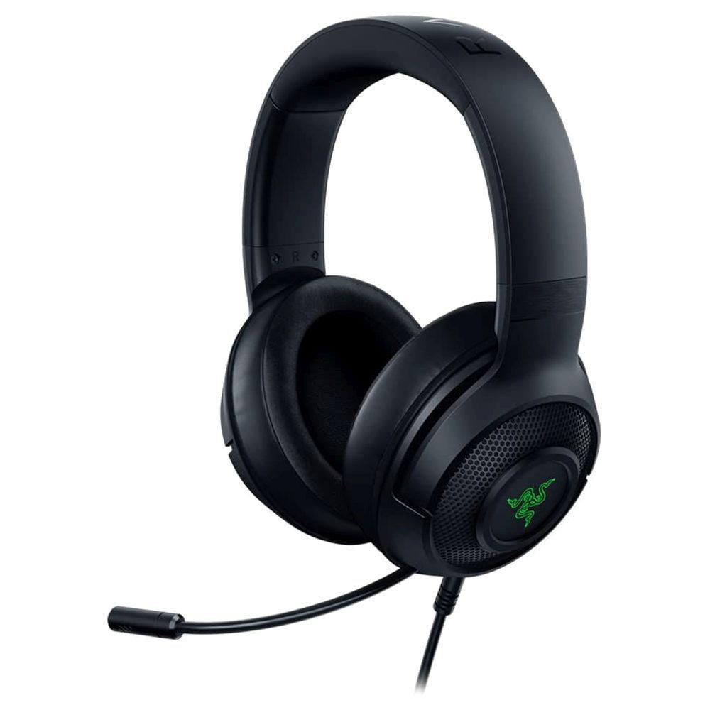 Razer Kraken V3 HyperSense Wired Headphone with Built-In Mic, Black