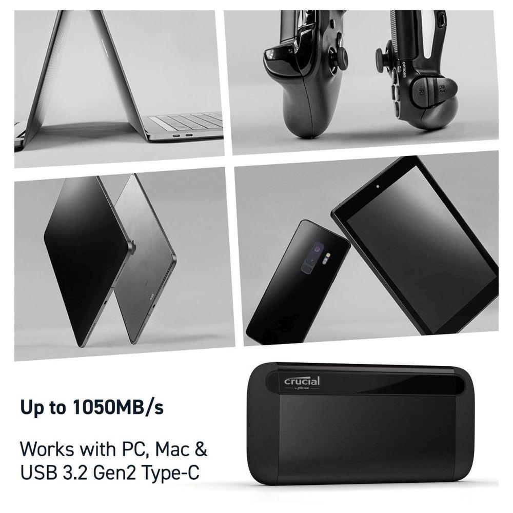 Crucial X8 2000GB Portable SSD【新品・送料無料】 楽天市場】crucial x8 2tbの通販
