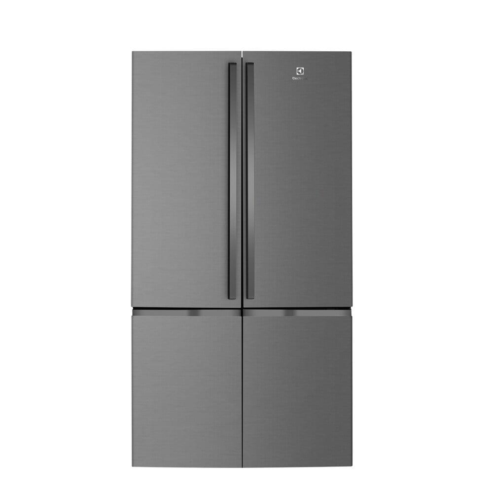 Electrolux 600 L Frost Free Side by Side Refrigerator, Matte Dark Grey Stainless Steel, EQE6000A-B NIN
