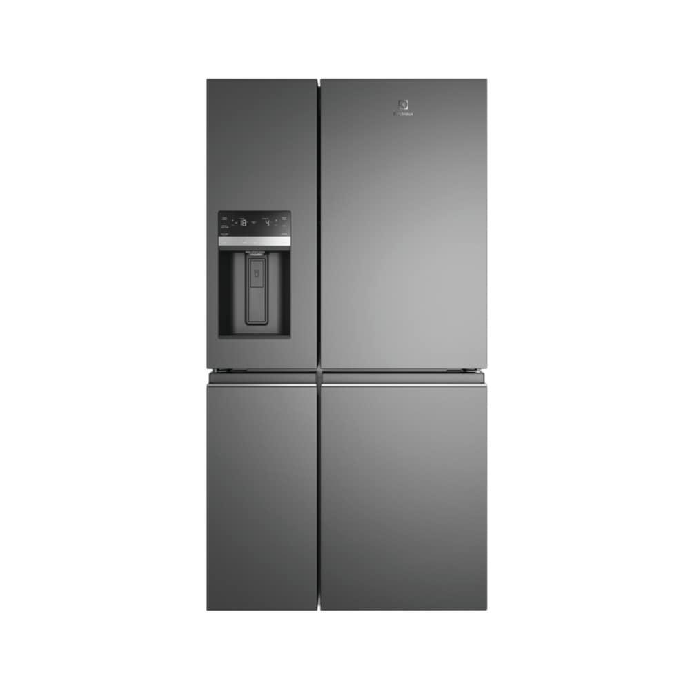 Electrolux 680 L Frost Free Side by Side Refrigerator, Glossy Dark Grey Stainless Steel, EQE6879A-B NIN