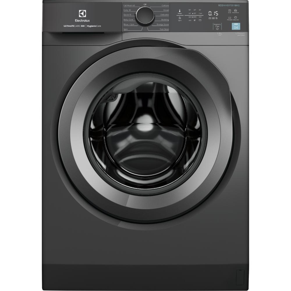 Electrolux 10 kg Front Load Fully Automatic Washing Machine, 1200 RPM, HygienicCare, EcoInverter motor, Quick cycles, Adjust Tempratures (EWF1024M3SB)