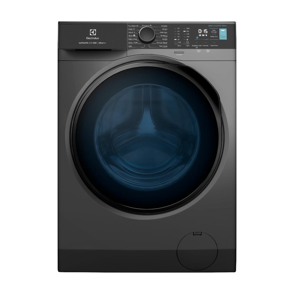 Electrolux 10 kg Front Load Fully Automatic Washing Machine, 1200 RPM, HygienicCare, EcoInverter motor, Quick cycles, Adjust Tempratures, Woolmark Cycle (EWF1024R5SB)