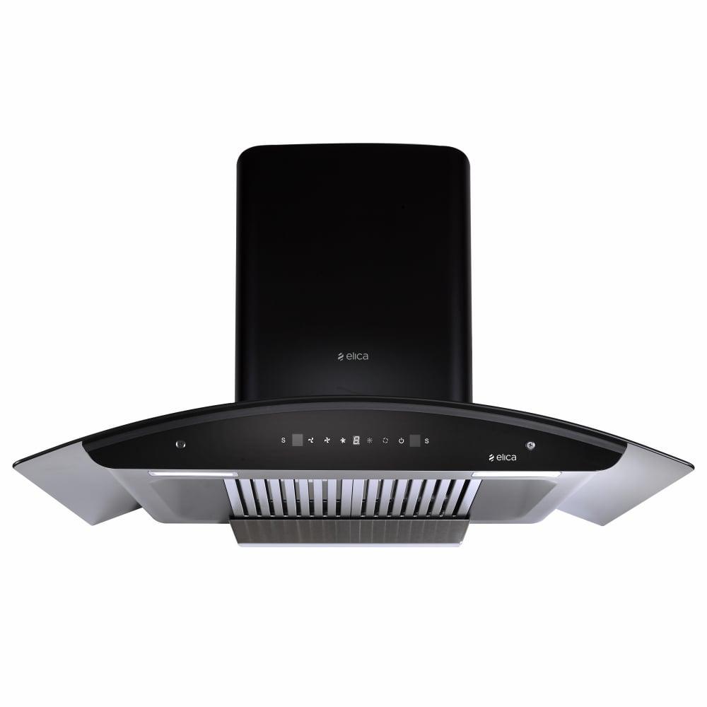 Elica WD TBF HAC 90 MS NERO Kitchen Hood, Black