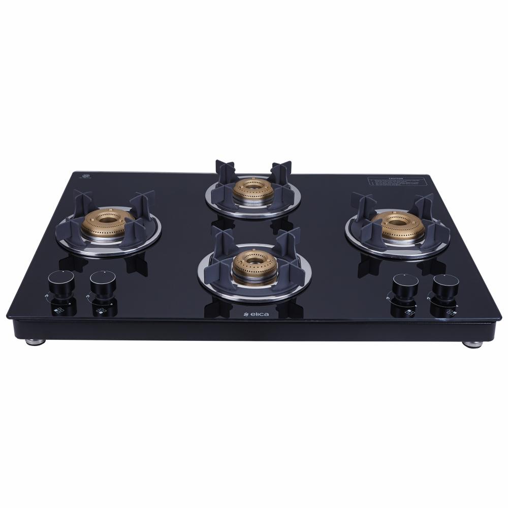 Elica 694 CT Vetro 2J TKN DT Series 4 Burner Cooktop