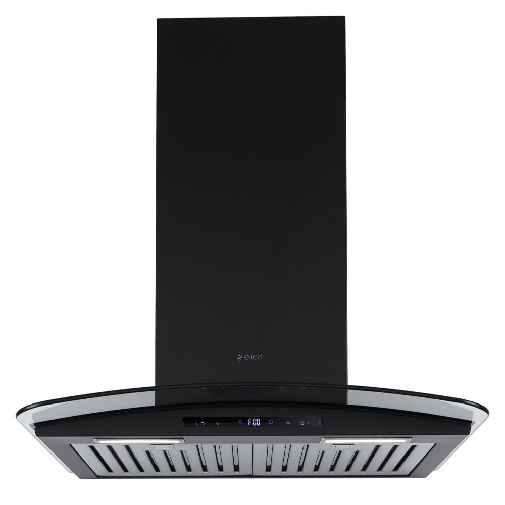 Elica ISMART GLACE TRIM BF LTW 60 NERO Kitchen Hood, Black