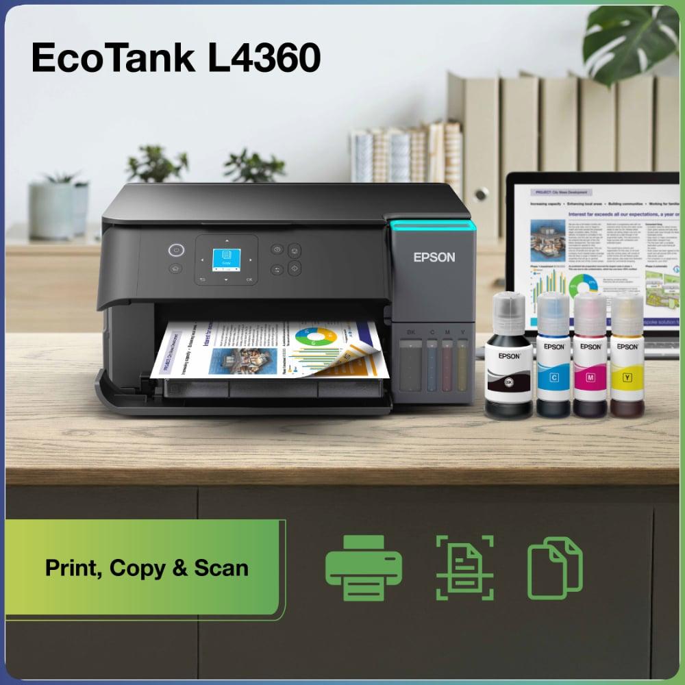 Epson EcoTank L4360 A4 Wi-Fi Duplex All-in-One Ink Tank Printer
