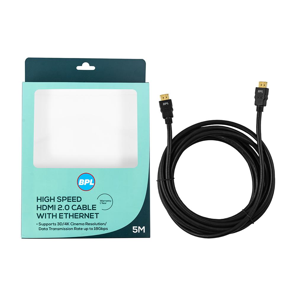 Buy BPL BHDMI102 metre HDMI Cable, Black at Best Price on
