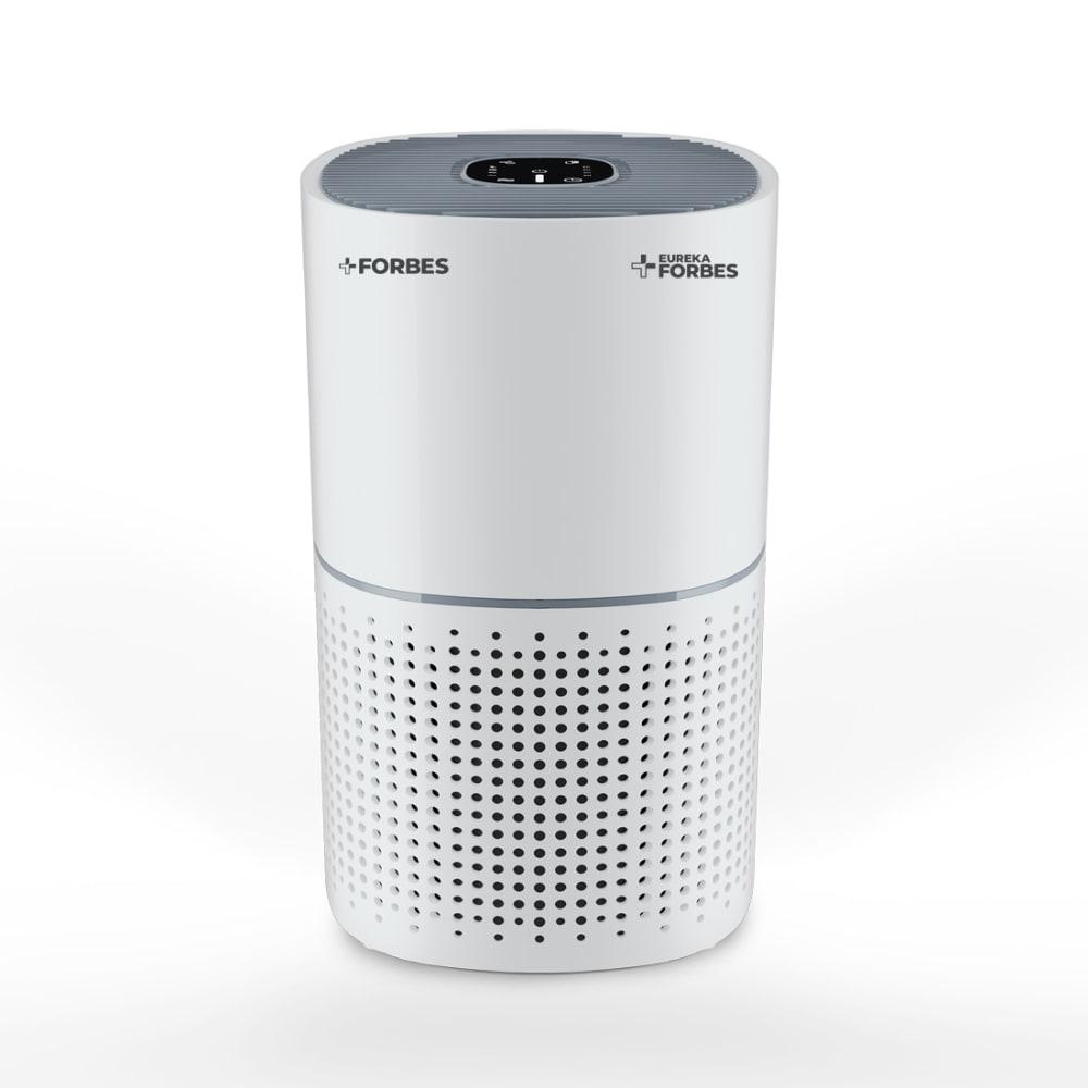Eureka Forbes 270 Air Purifier for Home, True HEPA H13 Filter & Real-time AQI Indicator, 1.5-2 Yrs Filter Life, Removes 99.97 percent PM2.5, Dust, Allergens, Bacteria & Pollen, Covers 365 Sq. Ft (Ideal for bedrooms)