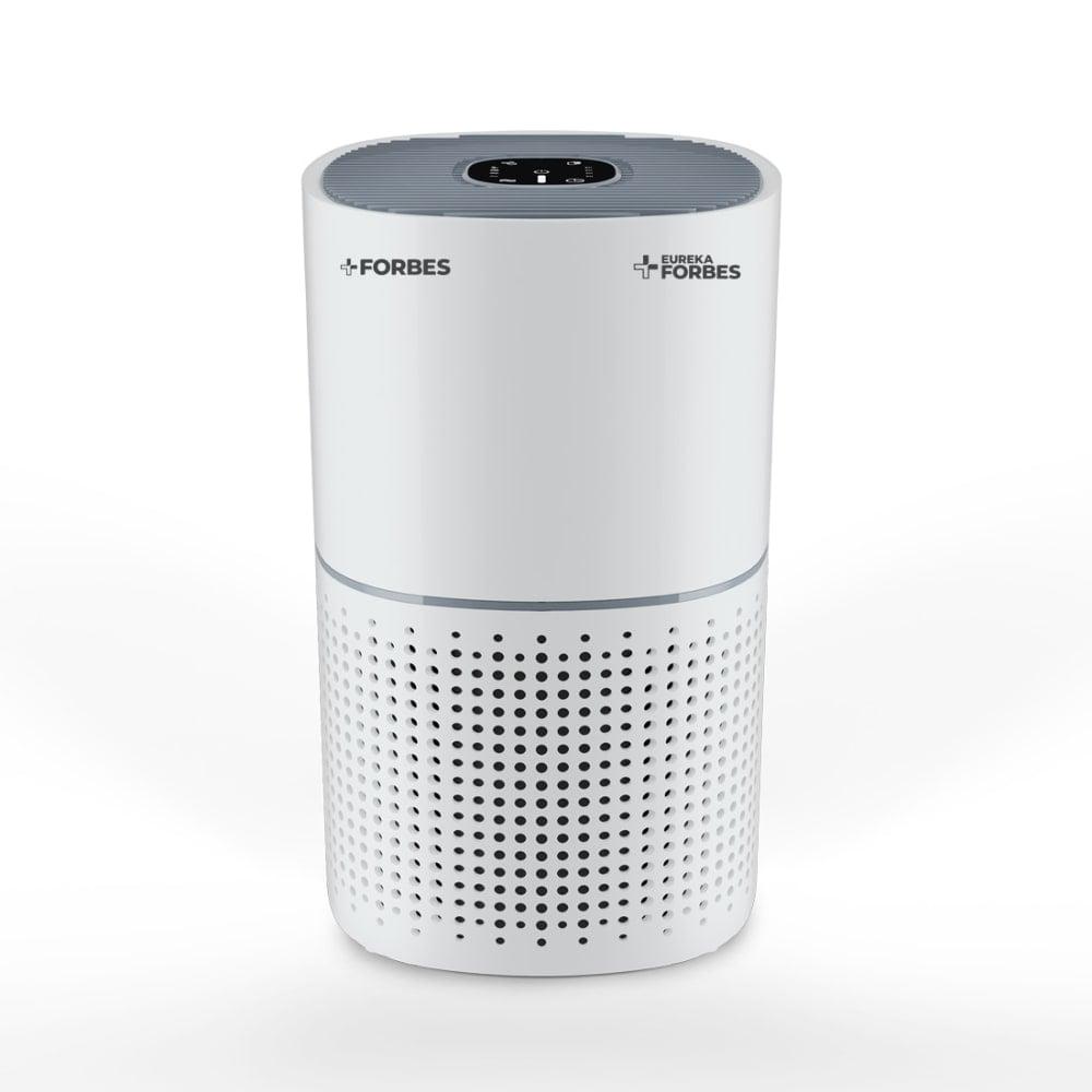 Eureka Forbes 270 Air Purifier for Home, True HEPA H13 Filter & Real-time AQI Indicator, 1.5-2 Yrs Filter Life, Removes 99.97 percent PM2.5, Dust, Allergens, Bacteria & Pollen, Covers 365 Sq. Ft (Ideal for bedrooms)
