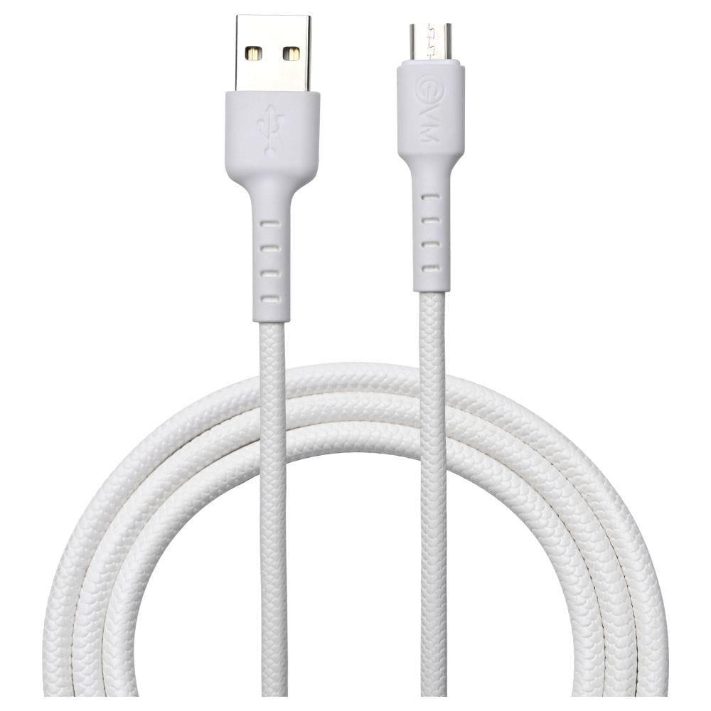 Evm EVM-C-011 1M Micro-USB Data Cable, White
