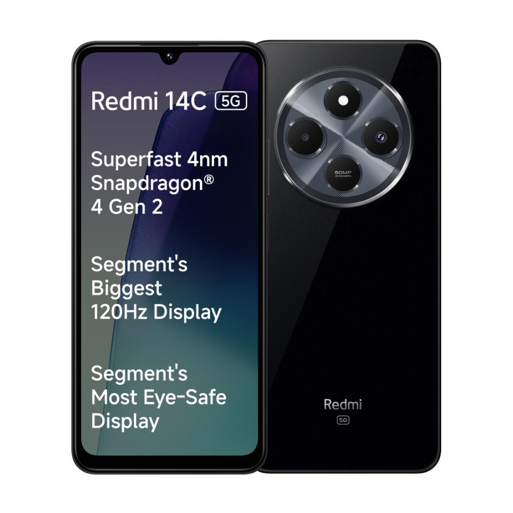 Buy Redmi 14C 5G 128 GB 4 GB RAM Black Mobile Phone At Reliance Digital buy-redmi-14c-5g-128-gb-4-gb-ram-black-mobile-phone-at-reliance-digital