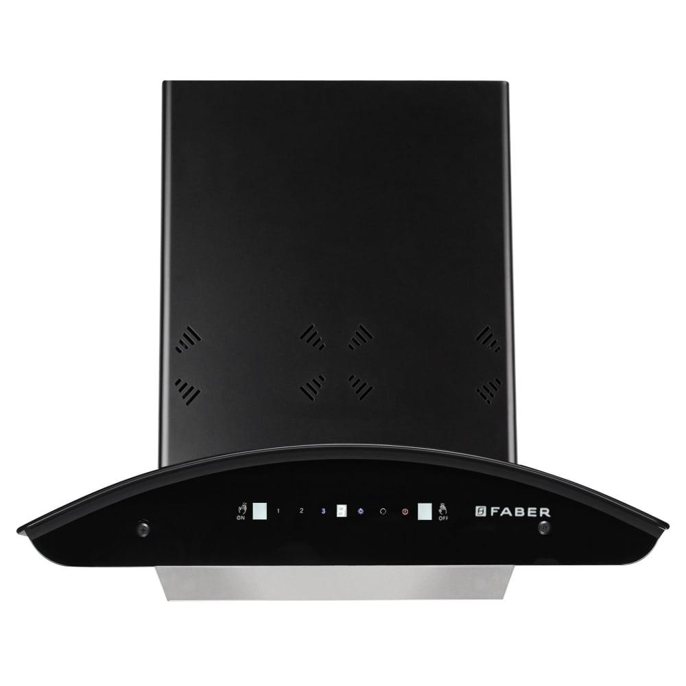 Faber ELLORA3D IN HC SC BF 60 Kitchen Hood, Black