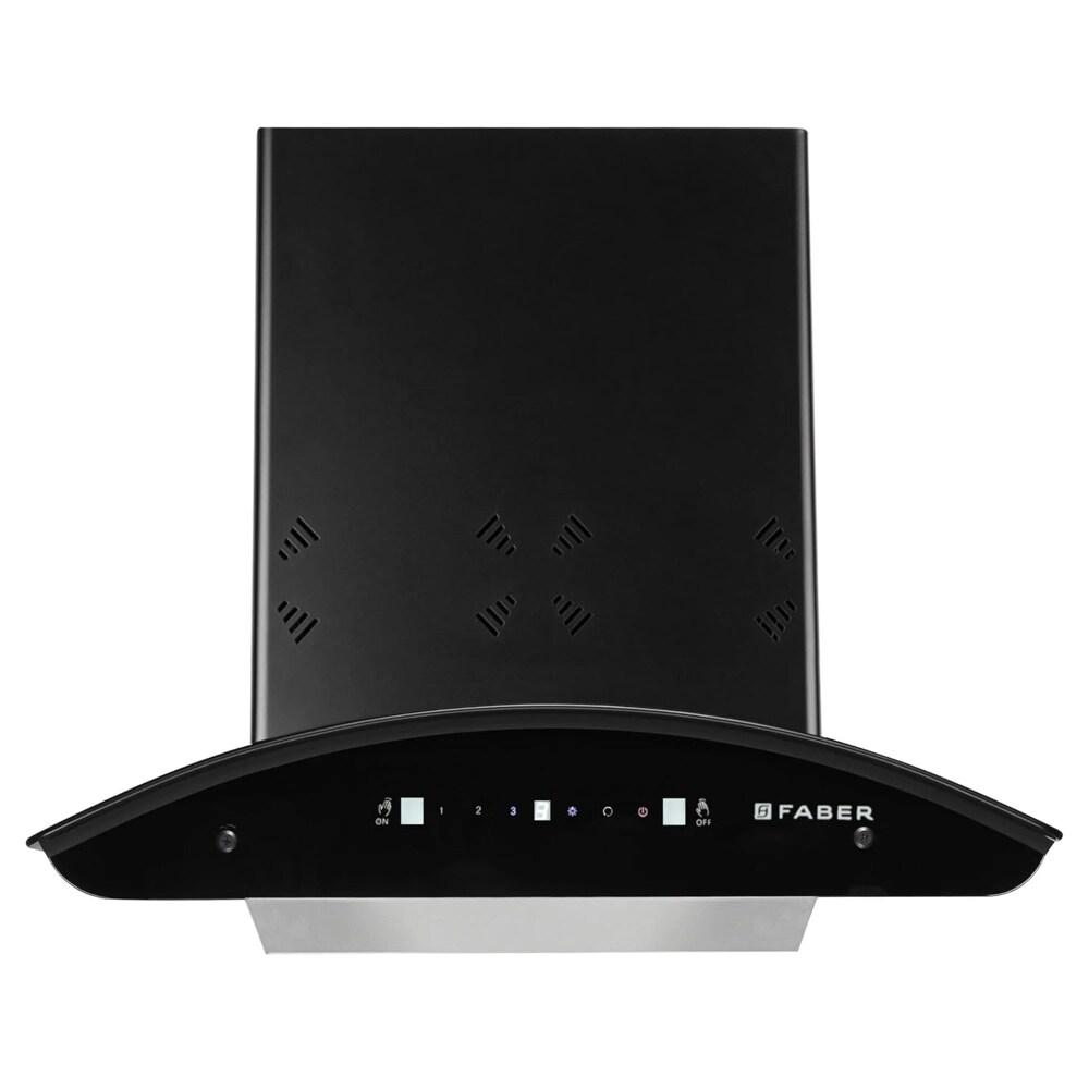 Faber ELLORA3D IN HC SC BF 90 Kitchen Hood, Black