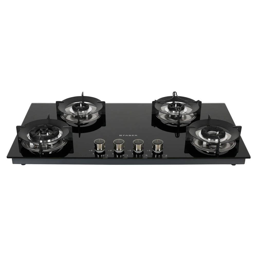 Faber Superia HT904 Auto Ignition 4 Brass Burners Cooktop