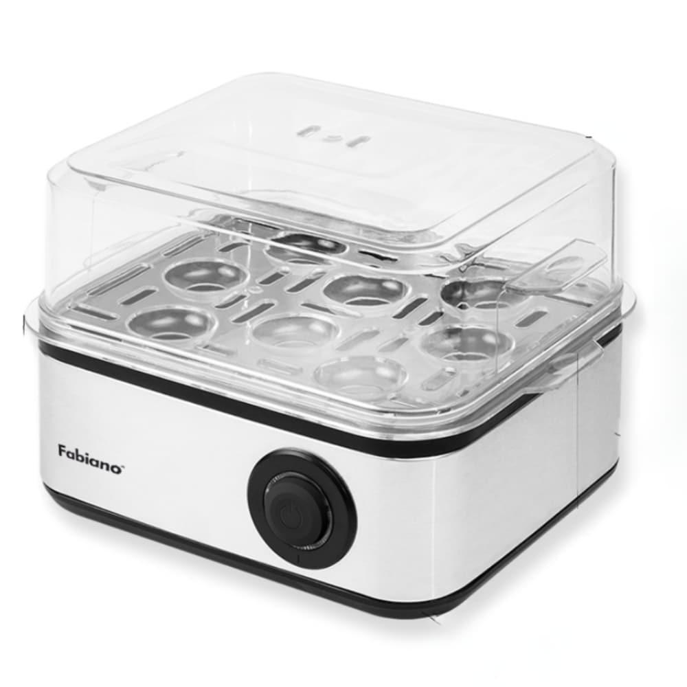 Fabiano Stainless Steel Egg Boiler, 3 Boiling Modes, Upto 8 Egg Capacity