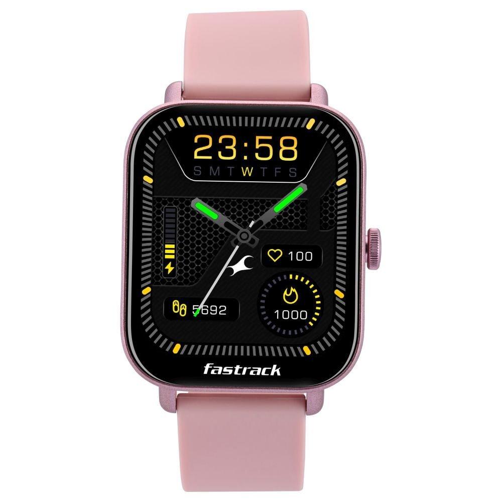 Fastrack Reflex Vox 2.0 Smart Watch with BT Calling, Pink