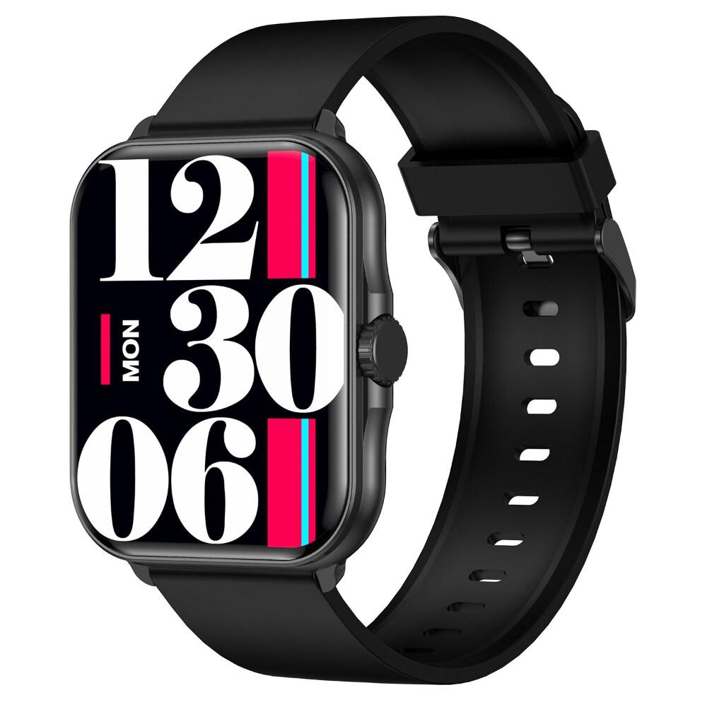 Fire-Boltt Eterno Smartwatch,5.05 cm (1.99 inch) ,Bluetooth Calling , Upto 5 Days Battery, Smart Split Screen Function, In-built Games, 500 nits brightnesss, AI Voice Assistant (Black)