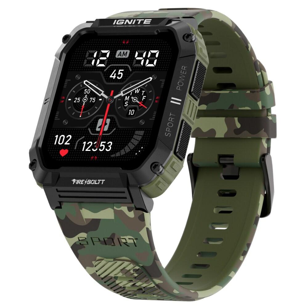 Buy Fire-Boltt Combat BSW130 Smart Watch, Camo Green at Reliance Digital