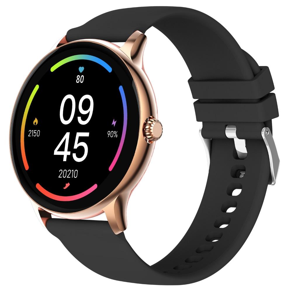 Fire-Boltt Phoenix Pro Smartwatch, 3.53 cm (1.39 inch) HD Display, Bluetooth Calling, Upto 7 Days Battery, 120+ Sports Modes, In-Built Games, IP67 Water Resistant, AI Voice Assistant (Gold Black)