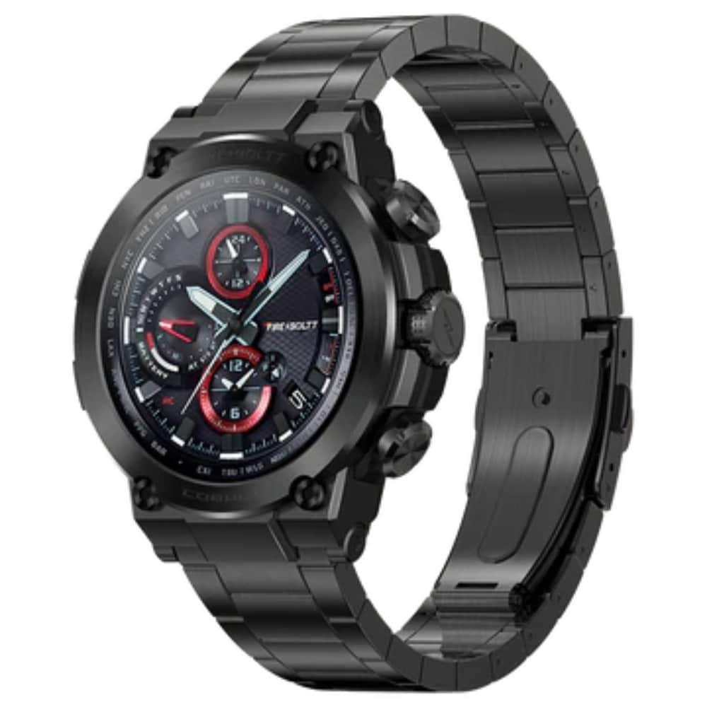 Fire-Boltt Cobalt 3.63 cm (1.43 inch) AMOLED Display, BT Call, 300+ Sports Modes, 4 GB Storage, IP67 Smartwatch, Black