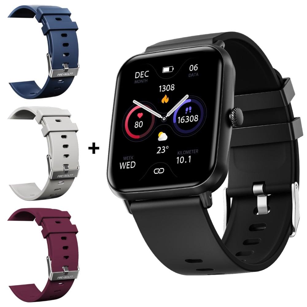 Fire-Boltt Trio 4.64 cm (1.83 inches) Smartwatch with 3 Free Straps