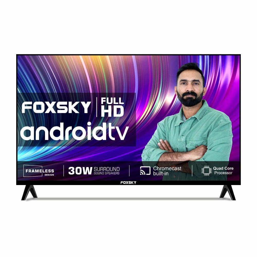 Foxsky 109 cm (43 inch) Full HD Smart LED TV 43FS-Voice (Black) 2025