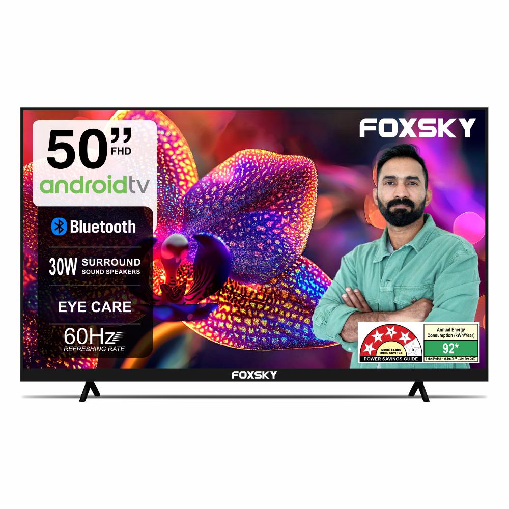Foxsky 127 cm (50 inch) FHD Smart LED TV, 50FSVS