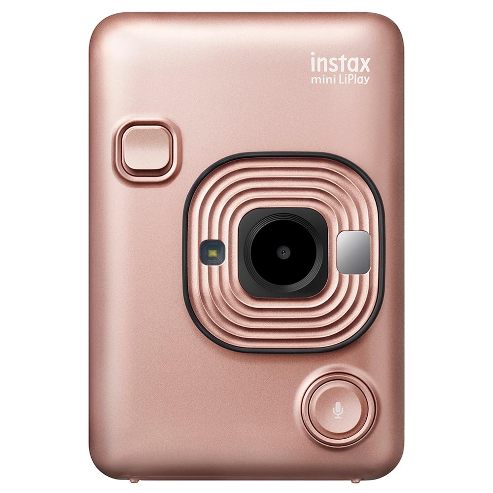 Fujifilm Instax Liplay Plus Instant Camera Kit, Blush Gold