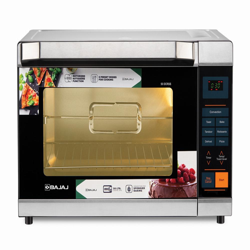 Buy Bajaj 50 DCRSS, 50 Litres, Oven Toaster Grill (OTG), Preset